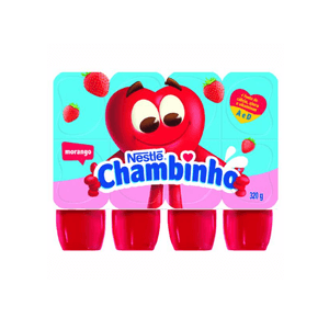 Iogurte Infantil Chambinho NESTLÉ Sabor Morango Bandeja 320g