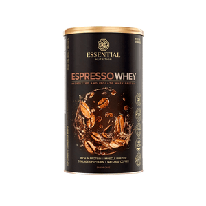 Suplementos Alimentar Essencial Nutrition Espresso Whey Sabor Café Lata 420g