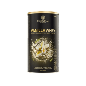 Suplemento Alimentar Essential Nutrition Sabor Vanilla Whey Lata 750g