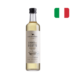 Vinho Branco Italiano Casa Madeira Chardonnay para Risotto Garrafa 500ml