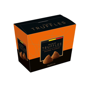 Bombons de Chocolate Truffles Belgian com Laranja Caixa 150g