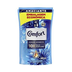 Amaciante Concentrado Comfort Intense Sachê 900ml Refil Embalagem Econômica