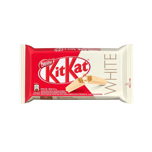 Chocolate em Barra White KitKat Nestlé ao Leite Embalagem 41,5g