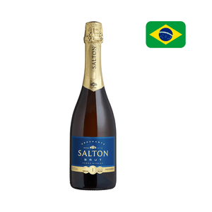 Espumante Branco Brasileiro Salton Brut Natural Garrafa 750ml