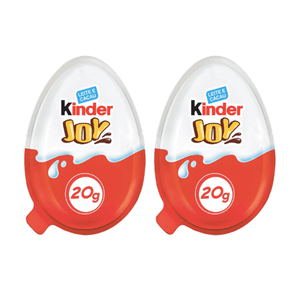 Chocolate Kinder Ovo com Recheio ao Leite e Cacau Cor Azul Contém 2 Unidades Caixa 40g