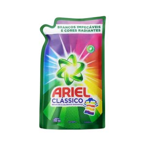 Lava Roupas Líquido Brancos Impecáveis e Cores Radiantes ARIEL Clássico Embalagem 700ml