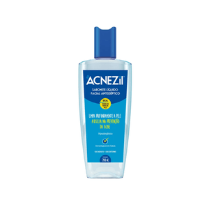 Sabonete Líquido Cimed Acnezil Facial Antissépto Embalagem 200ml