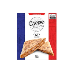 Crepe Congelado Francês Éze Crêperie Sabor Doce de Leite Caixa 150g