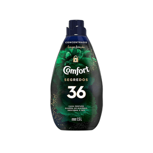 Amaciante Concentrado Comfort Segredos 36 Embalagem 1,5L