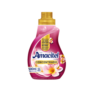 Amaciante Concentrado Amacitel Cerise Embalagem 500ml