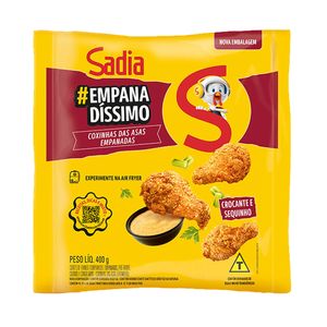 Empanado de Frango Coxinha da Asa Sadia Pacote 400g