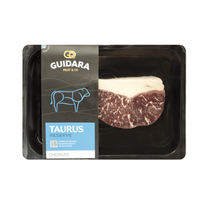 Carne de Bovino Guidara Taurus Reserve Chorizo Sem Osso Congelado Aproximadamente 250g