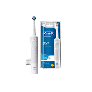 Escova Dental Elétrica Oral-B Vitality 100% Mais Remoção de Placas Contém 1 Unidade