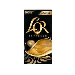 Café em Cápsulas Espresso L'OR  Sabor Vanille Contém 12 Unidades