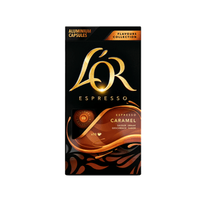 Café em Cápsulas Espresso L'OR Sabor Caramel Contém 10 Unidades