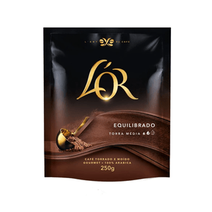 Café Torrado e Moído Gourmet Lor Equilibrado Torra Média Embalagem 250g