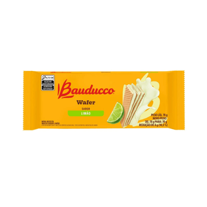 Biscoito Wafer Bauducco Limão Embalagem 70g