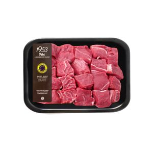 Carne Resfriada de Bovino Coxão Duro 1953 FRIBOI em Cubo Aproximadamente 370g