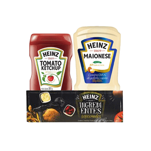 Kit Ketchup Tradicional 397g + Maionese 390g Heinz Embalagem 1 Unidade Cada