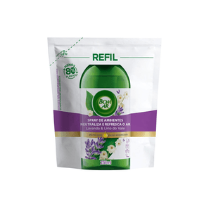 Desodorizador Bom Ar Lavanda & Lírio do Vale Refil 236ml