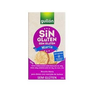 Biscoito Espanhol Maria Gullón Sem Glúten e Sem Lactose Embalagem 400g