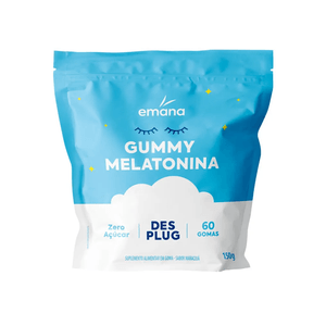 Suplemento Alimentar em Pó Emana Gummy Melatonia Embalagem 150g