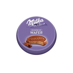 Chocolate Milka Wafer com Cobertura de Chocolate Emabalagem 30g