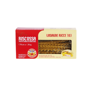 Macarrão Italiano Riscossa Lasagne Rice Embalagem 500g