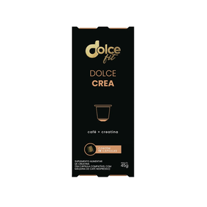 Café com Creatina em Cápsula Dolce Fit Contém 10 Unidades Caixa 45g