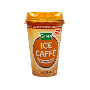 Café Gelado Gina Ao Leite Sabor Macchiato Copo 230ml