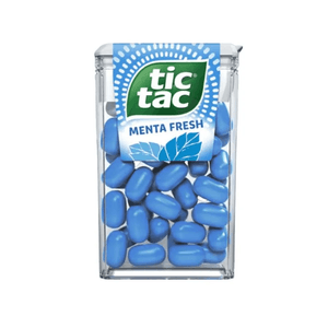 Pastilha Tic Tac Sabor Menta Fresh Embalagem 14,5g