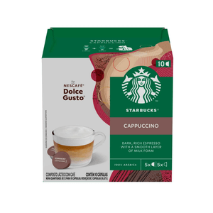 Café em Cápsula Starbucks Cappuccino Contém 10 Unidades Caixa 100g