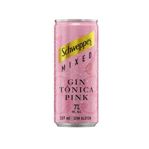 Gin Tônica Schweppes Pink Lata 269ml