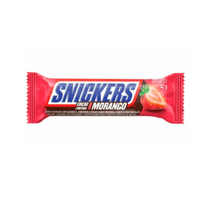 Chocolate Snickers Morango Embalagem 42g