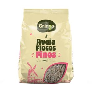 Aveia em Flocos Finos GRINGS Pacote 400g