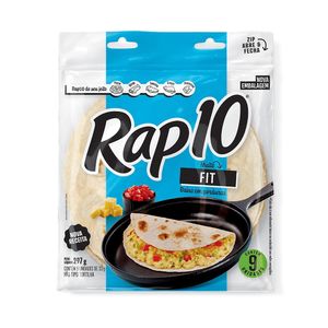 Pão Tipo Tortilha FIT RAP 10 Integral Pacote 297g