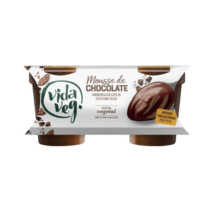 Sobremesa Vida Veg 100% Vegano Sabor Chocolate Embalagem 200g