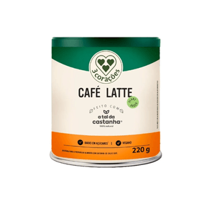 Café 3 Corações Latte A Tal Da Castanha 100% Natural Lata 220g