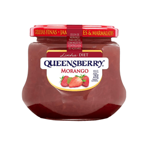 Geleia Diet QUEENSBERRY Sabor Morango Pote 280g