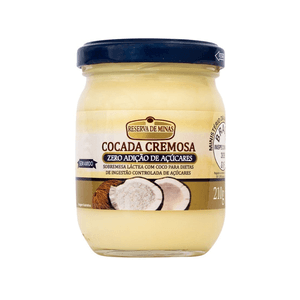 Cocada Cremosa Reserva de Minas Zero Açucar Pote 210g