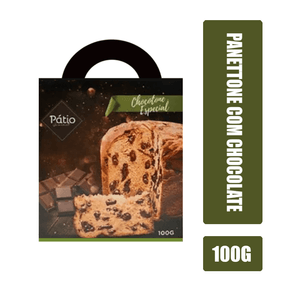 Mine Panettone Pátio Gourmet Sabor Chocolate Caixa 100g