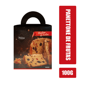 Mine Panettone Tradicional Frutas Cristalizadas Caixa 100g