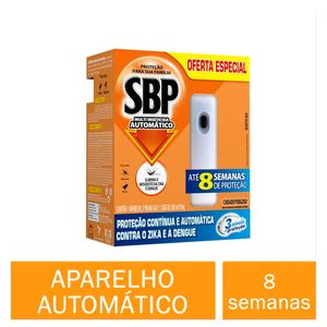 Multi Inseticida Aerossol Automático SBP Aparelho + Refil 250ml - Duração até 8 semanas