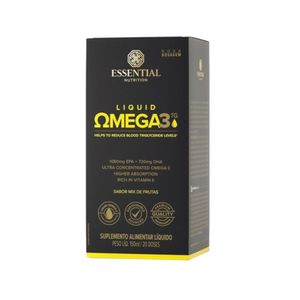 Suplemento Alimentar em Líquido Super Ômega-3 TG Essential Nutrition Caixa 150ml