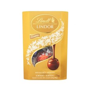 Bombom Lindt Lindor Cornet Sortido Caixa 75g