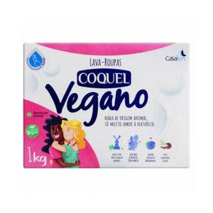 Dertergente em Pó Coquel Vegano Caixa 800g