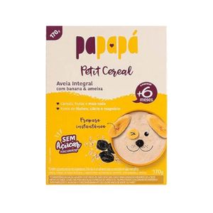 Petit Cereal de Aveia Banana e Ameixa Papapá Caixa 170g