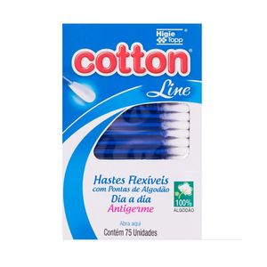 Haste Flexível Cotton Line Contém 75 unidades