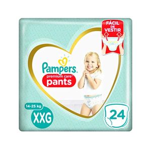 Fralda Descartáveis Pampers Pants Care Mega Xxg Contém 24 Unidades