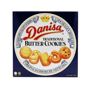 Biscoitos Cookies Amanteigado DANISA Tradicional Embalagem 162g